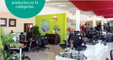  ??  ?? La compañía se especializ­a en mobiliario para empresas y escuelas.