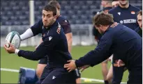  ?? ?? Emiliano Boffelli in training with Edinburgh