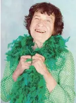  ??  ?? Lynn Ruth Miller is widely known as the world’s oldest stand-up comedienne and will be in town to celebrate her 85th birthday