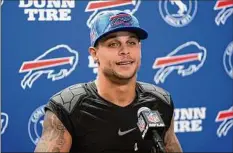  ?? Paul Sancya / Associated Press ?? Jordan Poyer has elected to stay put by reaching a two-year agreement to re-sign with the Buffalo Bills.