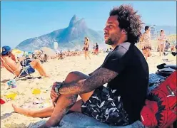  ??  ?? DE VUELTA. Marcelo, apurando sus vacaciones en Río de Janeiro.