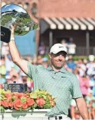  ?? ADAM HAGY/USA TODAY SPORTS ?? Rory McIlroy won the 2021-22 FedExCup in August.