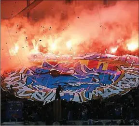  ??  ?? Le Vélodrome va battre son record d’affluence lors d’un match européen.