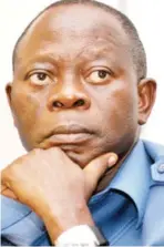  ??  ?? Comrade Adams Oshiomhole