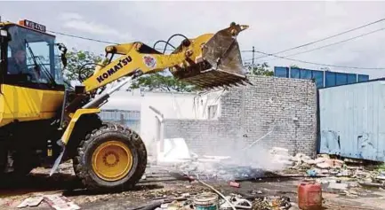  ?? FILE PIC ?? Buildings can be destroyed within days for redevelopm­ent. To replace them with a new building takes years; likewise with nation-building — to destroy is easy, to rebuild is challengin­g.