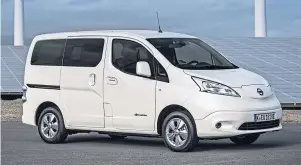  ??  ?? Nissan e-NV200