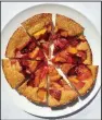  ?? (Ben Mims/Los Angeles Times/ TNS) ?? Yeasted Breakfast Cake With Peaches and Plums