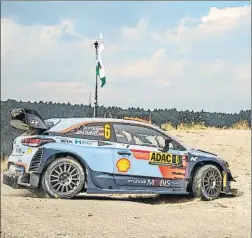  ?? FOTO: HYUNDAI ?? Dani Sordo De la sexta plaza del viernes al segundo a falta de una jornada