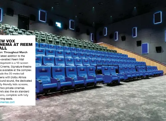 NEW VOX CINEMA AT REEM MALL - PressReader