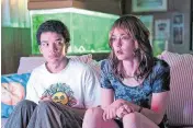  ?? A24/TNS ?? Justice Smith, left, and Brigette Lundy-Paine star in “I Saw the TV Glow.”