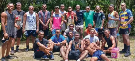  ?? Photo: Waimanu Rugby ?? Flametree Waimanu rugby sevens team following their morning training session on March 19, 2024.