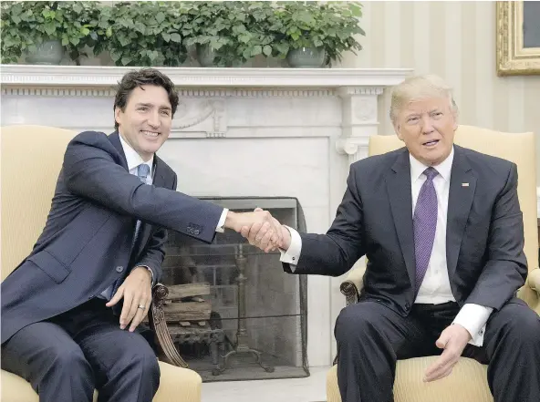  ?? — GETTY IMAGES FILES ?? Justin Trudeau’s government is filled with young politician­s who are not always daring or innovative, while Donald Trump’s U.S. government is chock-full of old men who are not always prudent or cautious, showing age alone is no guarantee of anything.