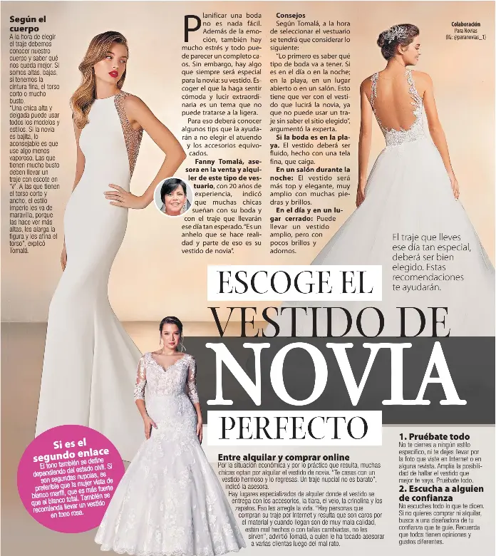ESCOGE EL VESTIDO DE NOVIA PERFECTO - PressReader