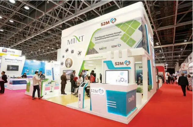  ??  ?? ↑ The 2019 edition of Seamless Middle East has attracted around 350 exhibitors.