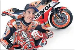  ??  ?? RENOVACIÓN. Márquez anunció su continuida­d con Honda.