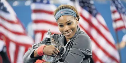  ?? HONDA
AFP / LEHTIKUVA STAN ?? SKöN VINST. 14 år efter sin första seger i US Open fick Serena Williams lyfta bucklan för femte gången.