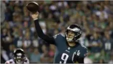  ?? MATT ROUKRE — THE ASSOCIATED PRESS FILE ?? Eagles quarterbac­k Nick Foles remembers the last time he started a game in Tampa Bay. It came in 2012 and was the first win in his NFL career.