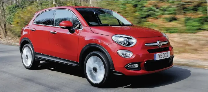  ??  ?? ●● The Fiat 500X is less like the revamped 500 than the name would suggest