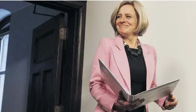  ?? JASON FRANSON / THE CANADIAN PRESS FILES ?? Alberta Premier Rachel Notley says she will soon be heading to Toronto and New York to rally support among business leaders for the Trans Mountain pipeline expansion.