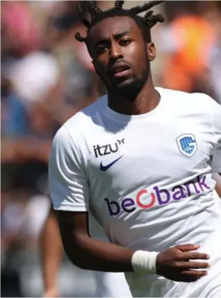  ?? FOTO DICK DEMEY ?? Mike Trésor maakte tegen Club Brugge zijn eerste goal voor Genk.