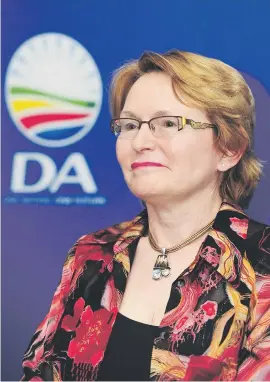  ?? Picture: Neil McCartney ?? ‘MY WAY’. According to the BFLF, there will be a court hearing by the Equality Court at the Cape High Court buildings today on Helen Zille’s ‘racist tweets’. But the DA fobbed off the reports.