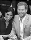  ?? CHRIS JACKSON THE ASSOCIATED PRESS ?? Kensington Palace announced Monday that Meghan, Duchess of Sussex, and Prince Harry are expecting a child next year.