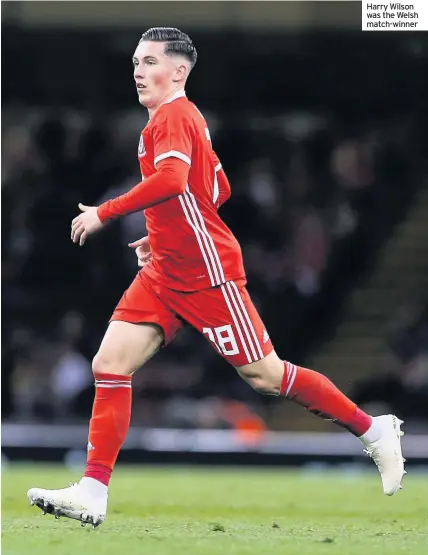  ??  ?? Harry Wilson was the Welsh match-winner