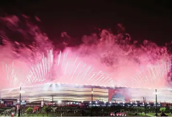  ?? GETTY ?? Laut und bunt: In Doha wurde gestern die Fussball-wm 2022 eröffnet.