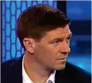  ?? ?? New horizons: Gerrard the pundit on BT Sport last night