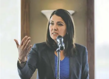  ?? AZIN GHAFFARI FILES ?? Many in the UCP caucus are already adjusting to the possibilit­y Danielle Smith will win the party leadership, writes Don Braid.