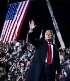  ?? Doug Mills/The New York Times ?? President Donald Trump at a campaign event in Valdosta, Ga., in December.