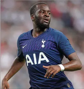  ??  ?? Hot Spur: Tanguy Ndombele made a big impact seconds into his Tottenham debut