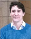  ?? Canadian Press photo ?? Prime Minister Justin Trudeau arrives for a weekend meeting of the national caucus on Parliament Hill in Ottawa on Saturday.