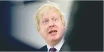  ??  ?? Boris Johnson, exsecretar­io de Relaciones Exteriores.