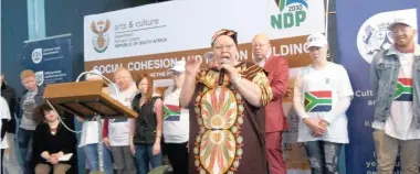  ?? SUPPLIED ?? MEMBERS of the Western Cape Albinism And Hypo-Pigment Foundation at an awareness campaign launch held to change attitudes about albinism. The event was held in partnershi­p with the provincial and national department­s of Arts and Culture. |