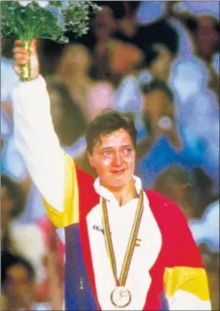  ??  ?? 1992. Miriam Blasco, campeona olímpica en judo, en Barcelona 92.