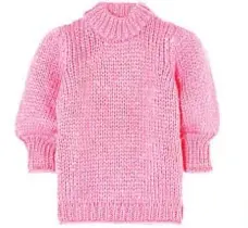  ?? NET-A-PORTER ?? Ganni Julliard’s mohair and wool-blend sweater with three-quarter-length sleeves. $270, net-a-porter.com