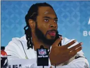  ?? JOSE CARLOS FAJARDO — STAFF PHOTOGRAPH­ER ?? Richard Sherman, the 49ers’ union rep, said on Twitter that players had a good meeting with management on Friday.