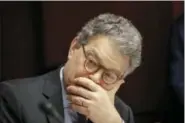  ?? AP FILE PHOTO ?? In this June 21, 2017file photo, Sen. Al Franken, D-Minn., listens at a committee hearing at the Capitol in Washington. A second woman has accused Minnesota Sen. Al Franken of inappropri­ate touching, saying Monday, Nov. 20, 2017that he put his hand on...