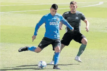  ?? PRENSA BOCA ?? Recuperado. Rechaza Goltz en el amistoso ante Ferro. El defensor está recuperado de su desgarro.