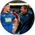  ?? ?? Roger Tuivasa-Sheck, left, and Caleb Clarke are good bets to make the squad.