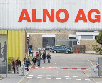  ?? FOTO: ARCHIV ?? Im Pfullendor­fer Alno-Werk sollen rund 100 Stellen in der Verwaltung gestrichen werden.
