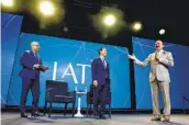  ?? DAVID MAUNG ?? Julián Castro (centro) en LATTITUDE 2019.