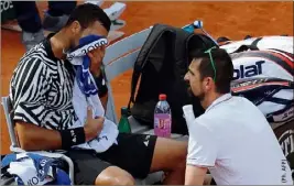  ??  ?? Les adducteurs du Manceau ont mis fin à son parcours hier face à Gulbis.