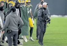  ?? Matt Ludtke, The Associated Press ?? “The way our defense was playing it felt like the right decision to do,” said Packers coach Matt LaFleur after opting for a field goal while trailing by eight points late in the game.