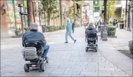  ?? John Trax Alamy Stock Photo ?? LAS VEGAS, including the Strip, is accessible for those using mobility devices.