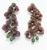  ??  ?? Created by the Chopard Haute Joaillerie ateliers, the Maison's Orchid Earrings are intricacy at its finest