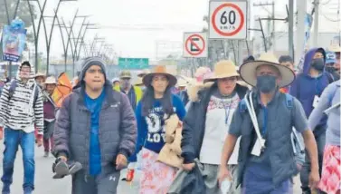  ?? VÍCTOR RAZO ?? Comenzó la llegada de peregrinos al municipio de Salamanca