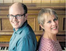  ?? Photo / Supplied ?? Andrew Beer and Sarah Watkins perform this Saturday in the Concert Chamber.