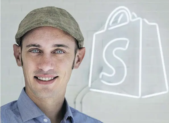  ?? PAUL CHIASSON/THE CANADIAN PRESS FILES ?? Shopify CEO Tobi Lutke is urging the government to do a better job of helping fast-growing technology companies scale up. Although Canada has a rich startup ecosystem, only 0.2 per cent of Canadian technology companies are large.